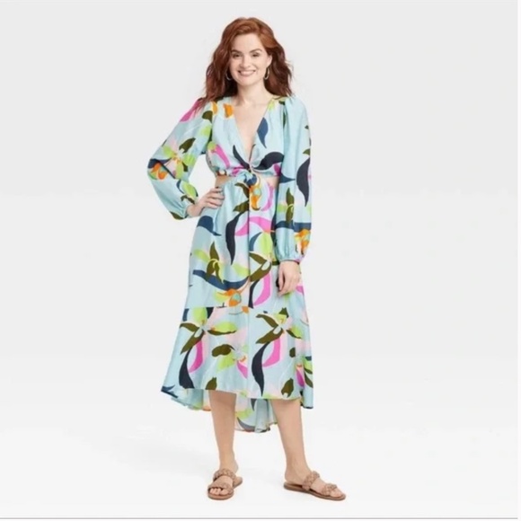 a new day Long Sleeve Twist Cut Out Dress Size XXL - Picture 1 of 6